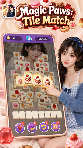 A later colorful tile-matching level